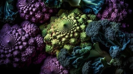 a closeup of a beautiful broccoli