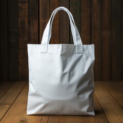 White blank shopper bag Mockup for design