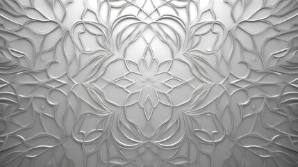 Ethereal Dance, An Intricate Pattern Reshaping a Blank Canvas