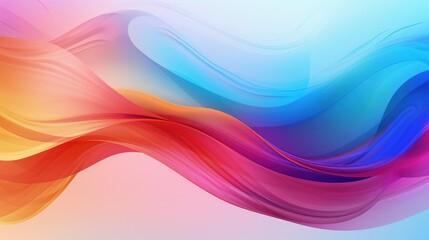 Vibrant Symphony, A Hypnotic Kaleidoscope of Colorful, Wavy Abstract Lines