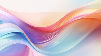 Rainbow Rhapsody, A Vibrant Symphony of Abstract Waves