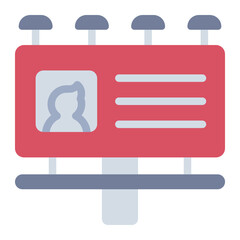 Billboard vote election icon