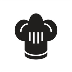 chef hat vector icon line template
