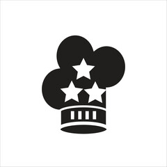 chef hat vector icon line template
