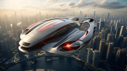 A Glimpse into the Future: Futuristic Airliner