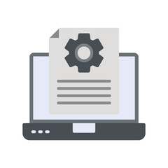 Content Management Flat Icon