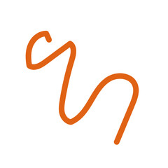 Obraz premium Squiggly abstract line vector
