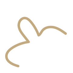 Squiggly abstract line vector