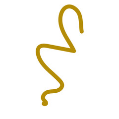 Obraz premium Squiggly abstract line vector