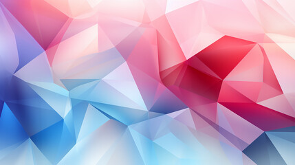 Fototapeta premium Free_vector_banner_with_low_poly_wireframe_abstract