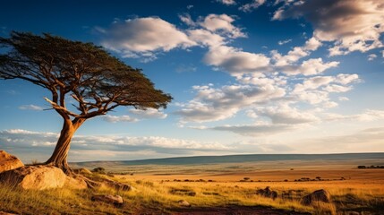 Savannah Splendor: Nature's Grace in the Open Landscape
