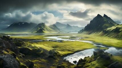 Highland Majesty: Scotland's Peaks in Tranquil Beauty