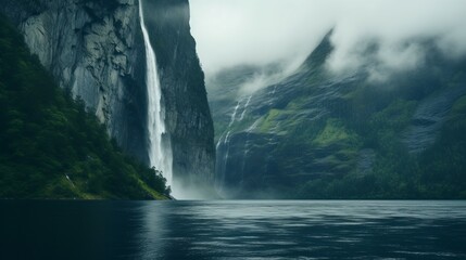 Mystical Cascade: Nature's Whisper in the Wilderness