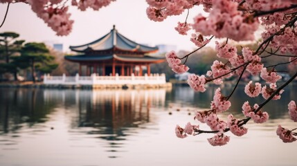 Cherry Blossom Bliss: Nature's Pink Petal Parade