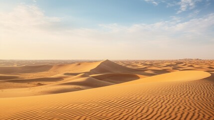 Endless Sands: Nature's Vast Desert Canvas