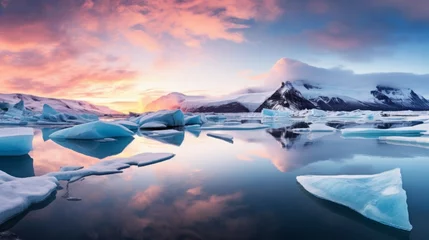 Poster Icebergs Unveiled: Nature's Mesmerizing Sculptures © Pavlo