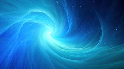 abstract blue background, The dynamic and bright pathways of neon light suggest the rapid movement of energy in a technology-driven or digital context..