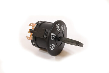 Tractor mower ignition switch