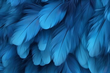 Blue Feathers Background, Blue Feathers Pattern, Feathers background, Feathers Wallpaper, bird...