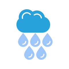 Rain Flat Icon