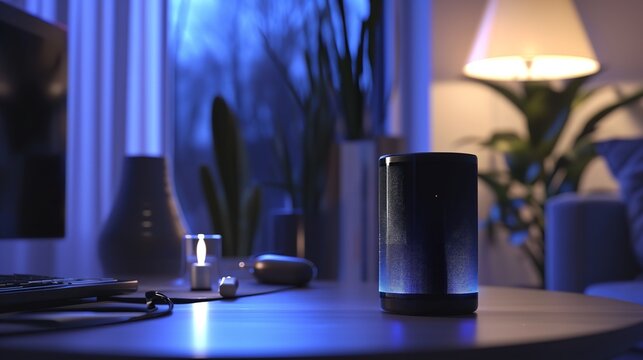 Portable Bluetooth Speaker Blue 4K