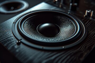 An Image of Black Speaker Isolated - Generative