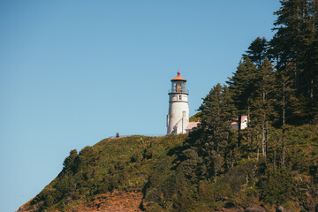 Fototapeta na wymiar Haceta Head Lighthouse