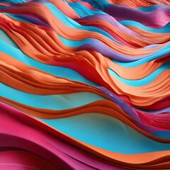 3d abstract wave pattern background