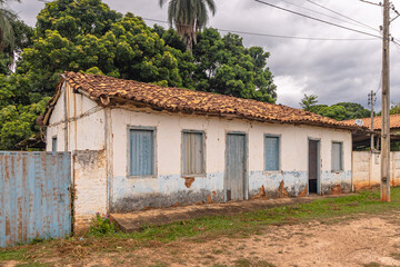 Fototapeta na wymiar casa histórica na cidade de Buenópolis, Estado de Minas Gerais, Brasil