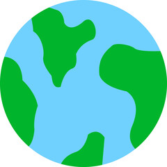 Planet Earth Flat Icon