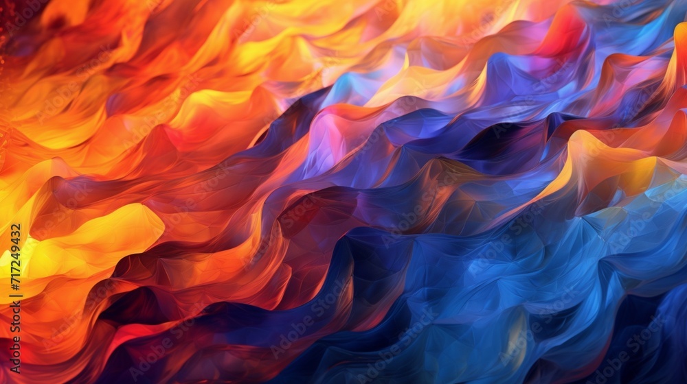 Poster abstract background ai generative