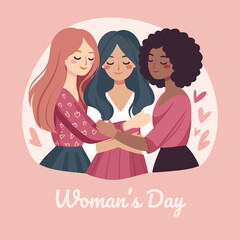 3 WOMEN HUGGING EACH OTHER