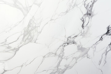 A minimalistic white marble texture with elegant veins, providing a luxurious and sophisticated...