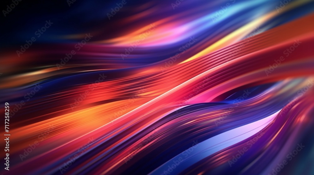 Poster abstract digital background featuring dynamic lines ai generative