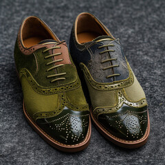 Corduroy Material with Embroidery Patch Design