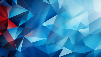 Obraz premium Free_vector_banner_with_low_poly_wireframe_abstract