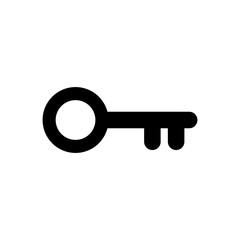 Key icon vector. Key vector icon. Key symbol