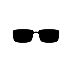 Glasses icon vector. Glasses vector icon