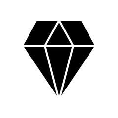 Diamond icon vector. diamond gems vector icon.