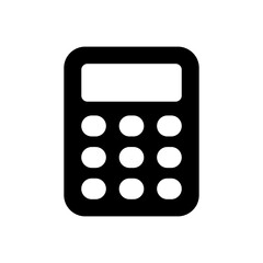 Calculator icon vector. Accounting calculator icon. calculator vector
