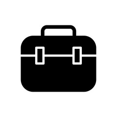 Briefcase icon vector. suitcase icon. luggage symbol.