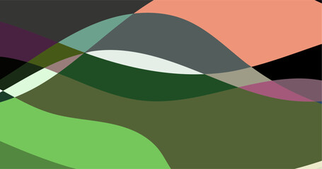 abstract elegant curve background with classic vibrant color