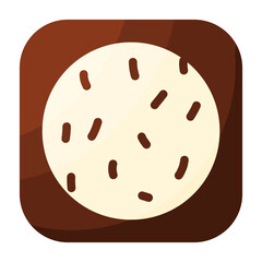 candy chocolate day food sweet icon element vector illustration