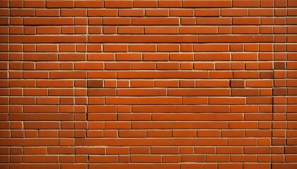 Empty red brick wall