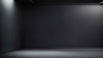 Abstract luxury blur dark grey and black gradient, used as background studio wall for display your products. plain studio background.