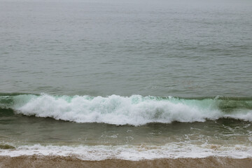 waves on the beach