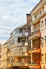 Fototapeta na wymiar Historical apartment buildings in Lisbon, Portugal