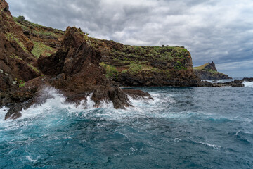 Fototapeta na wymiar Coast of the island of Madeira, Portugal, Europe.