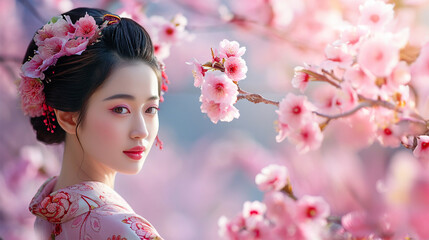 Fototapeta premium お姫様のイメージ - image of Japanese Princess - No1-20 Generative AI