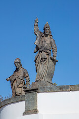 Prophets by Brazilian Sculptor, Aleijadinho. UNESCO World Heritage Site. Congonhas do Campo, Minas Gerais, Brazil